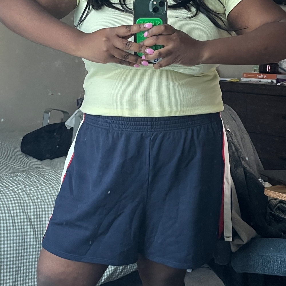 Terry boxer short with stripes
